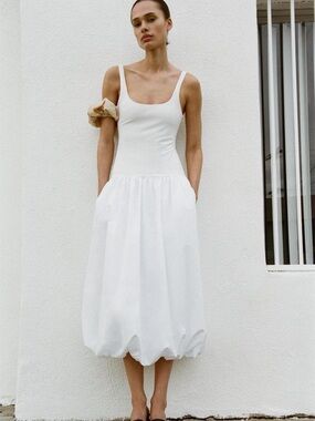 Zara | Dresses | Zara Trf Button Down White Midi Dress | Poshmark Zara | Dresses | Zara Trf Button Down White Midi Dress | Poshmark